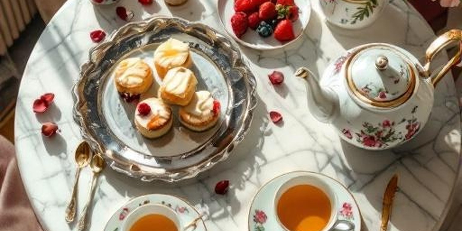 Etiquette lesson in progress at Edylicious Tea Room